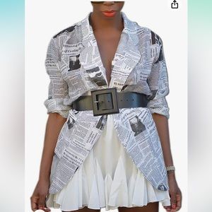 Newspaper Blazer